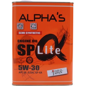 Масло моторное ALPHAS 5W30 SP GF-6 Lite полусинтетика 4л (16)