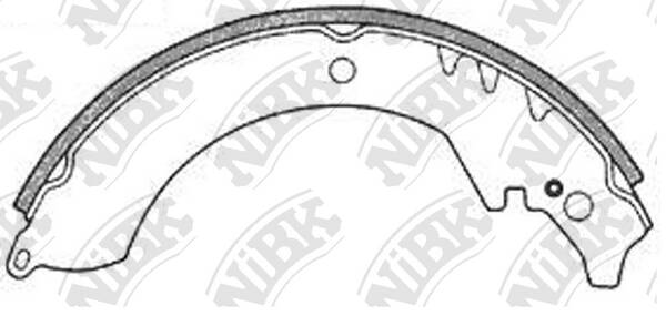 Колодки барабанные NiBK FN0022