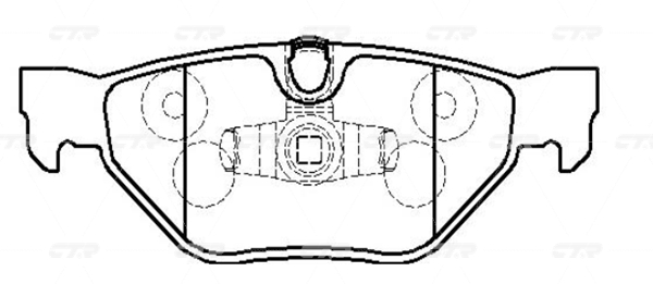 Колодки CTR  GK0024 (CKB-24)