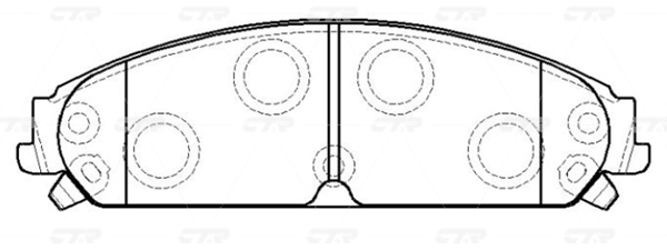 Колодки CTR  GK0096 (CKCR-10)