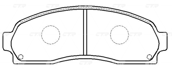 Колодки CTR  GK0152 (CKF-7)