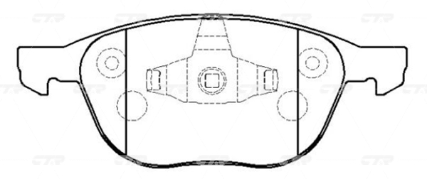 Колодки CTR  GK0159 (CKF-14)