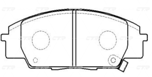 Колодки CTR  GK0331 (CKHO-14)