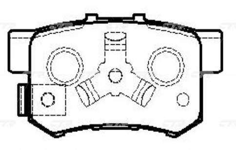 Колодки CTR  GK0339 (CKHO-22)