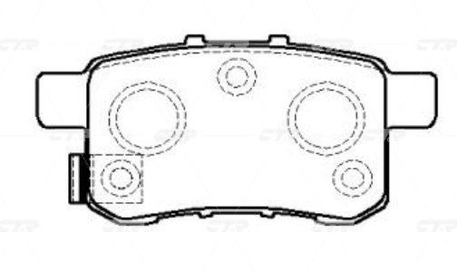 Колодки CTR  GK0341 (CKHO-24)