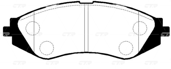 Колодки CTR  GK0433 (CKKD-5)