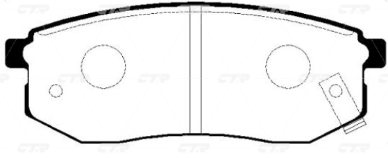 Колодки CTR  GK0465 (CKKH-11)