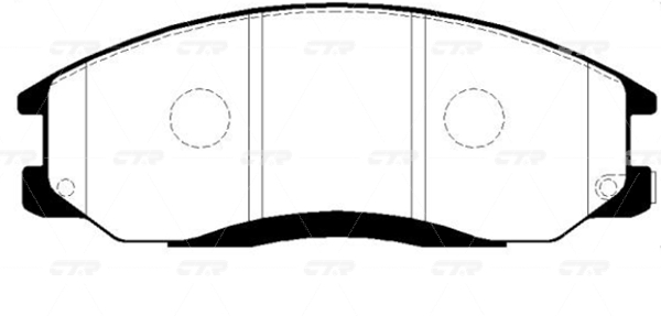 Колодки CTR  GK0468 (CKKH-14)