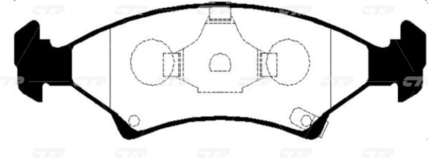 Колодки CTR  GK0510 (CKKK-4)