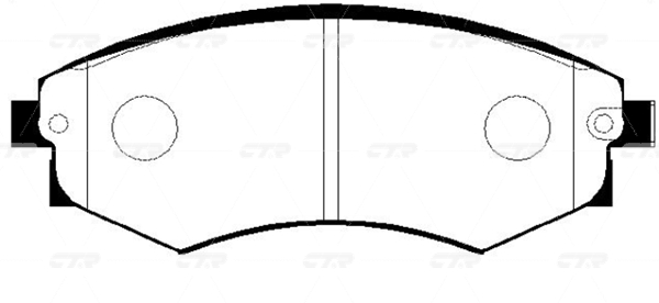 Колодки CTR  GK0560 (CKKS-4)