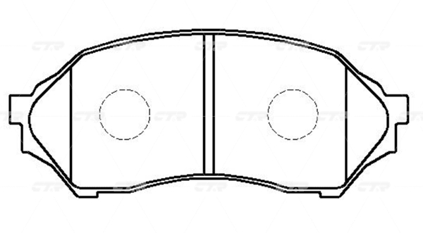 Колодки CTR  GK0647 (CKMZ-1)