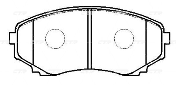 Колодки CTR  GK0656 (CKMZ-10)