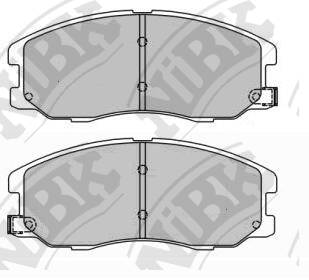 Колодки CHEVROLET CAPTIVA. OPEL ANTARA NiBK PN0068