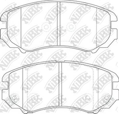 Колодки NiBK PN0377