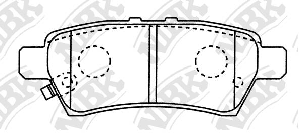 Колодки NiBK PN0430