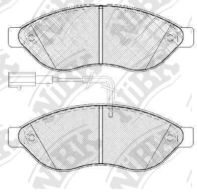 Колодки NiBK PN0474W