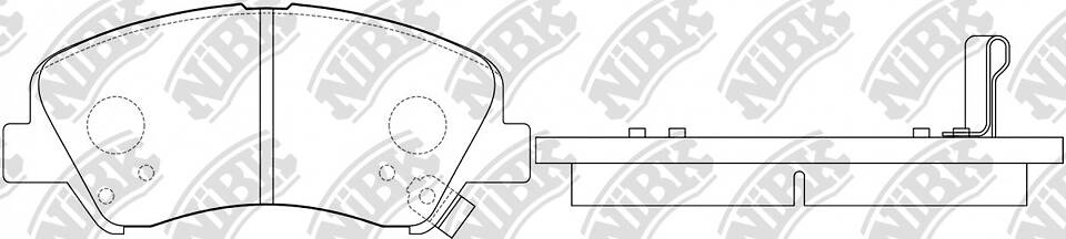 Колодки NiBK PN0537S