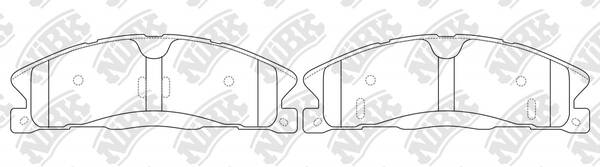 Колодки NiBK PN0623