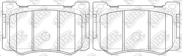 Колодки NiBK PN0633