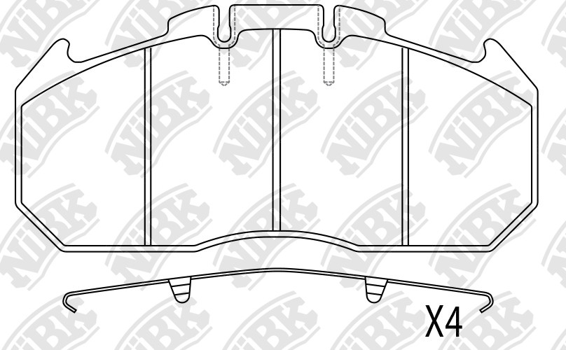 Колодки NiBK PN0924