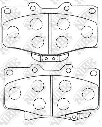 Колодки NiBK PN1351