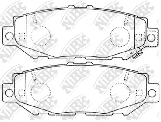 Колодки NiBK PN1363