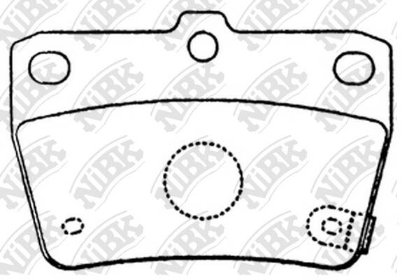 Колодки NiBK PN1424