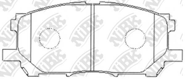 Колодки NiBK PN1497
