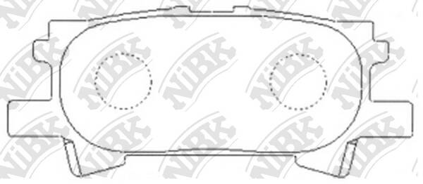 Колодки NiBK PN1498