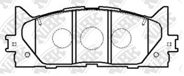 Колодки NiBK PN1521