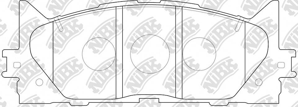 Колодки NiBK PN1521S
