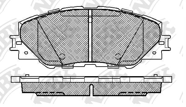 Колодки NiBK PN1530