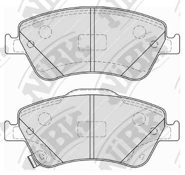 Колодки NiBK PN1834