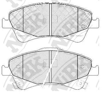 Колодки NiBK PN1837