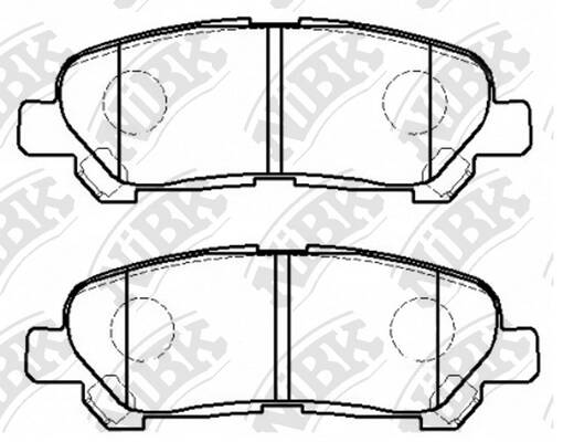 Колодки NiBK PN1848
