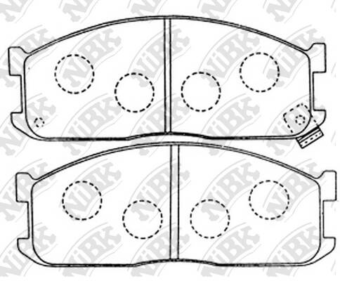 Колодки NiBK PN5211
