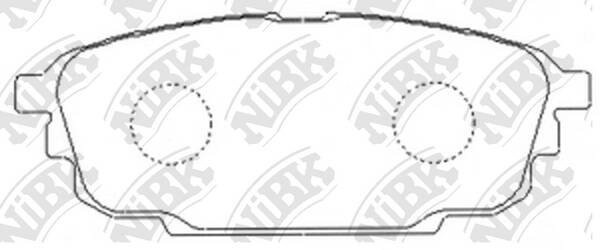 Колодки NiBK PN5476