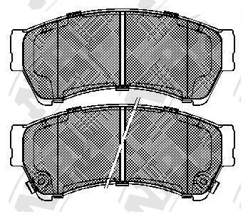 Колодки NiBK PN5806