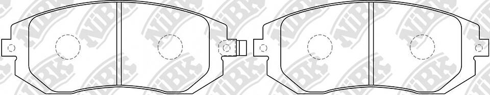 Колодки NiBK PN7460S