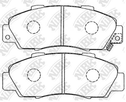 Колодки NiBK PN8254