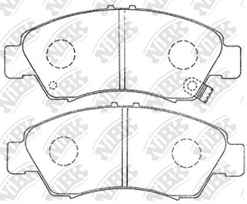 Колодки NiBK PN8265