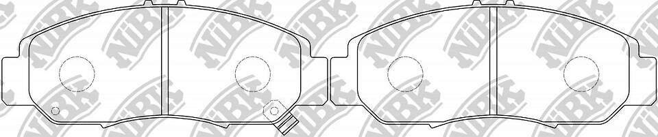 Колодки NiBK PN8465S