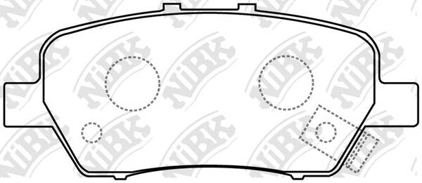 Колодки NiBK PN8506