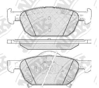 Колодки HONDA ACCORD, CIVIC  NiBK PN8863