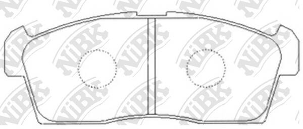 Колодки MITSUBISHI i-MiEV MiEV (HA4W) NiBK PN9426