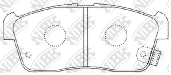 Колодки NiBK PN9443