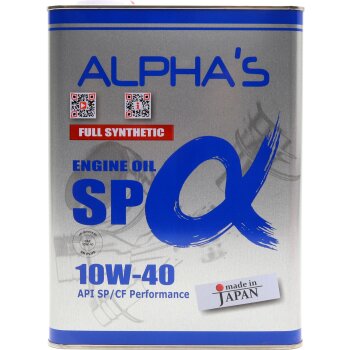 Масло моторное ALPHAS 10W40 SP синтетика 4л (16)