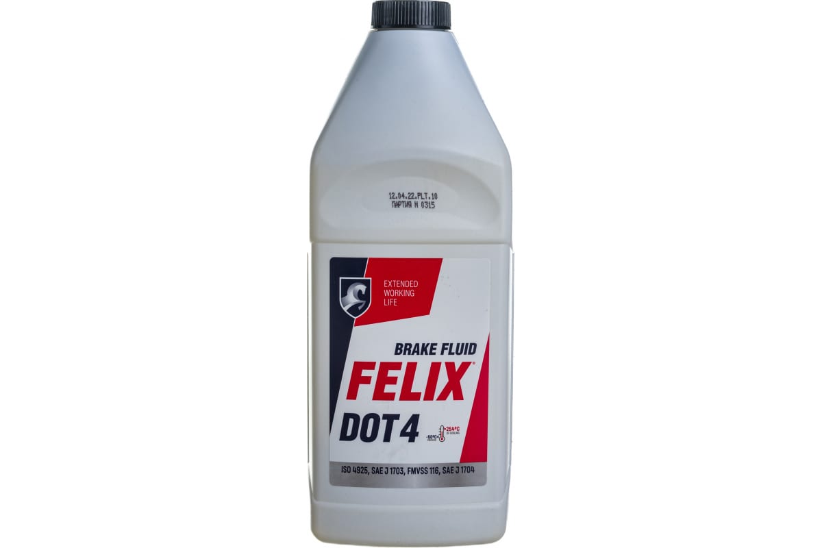 Жидкость тормозная Felix DOT-4 910г, 430130006